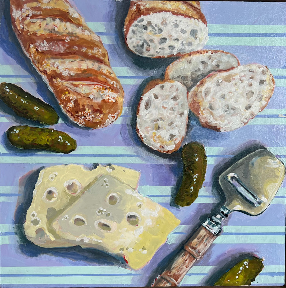 Kim Bizo - Swiss, pickles with sourdough