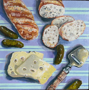 Kim Bizo - Swiss, pickles with sourdough
