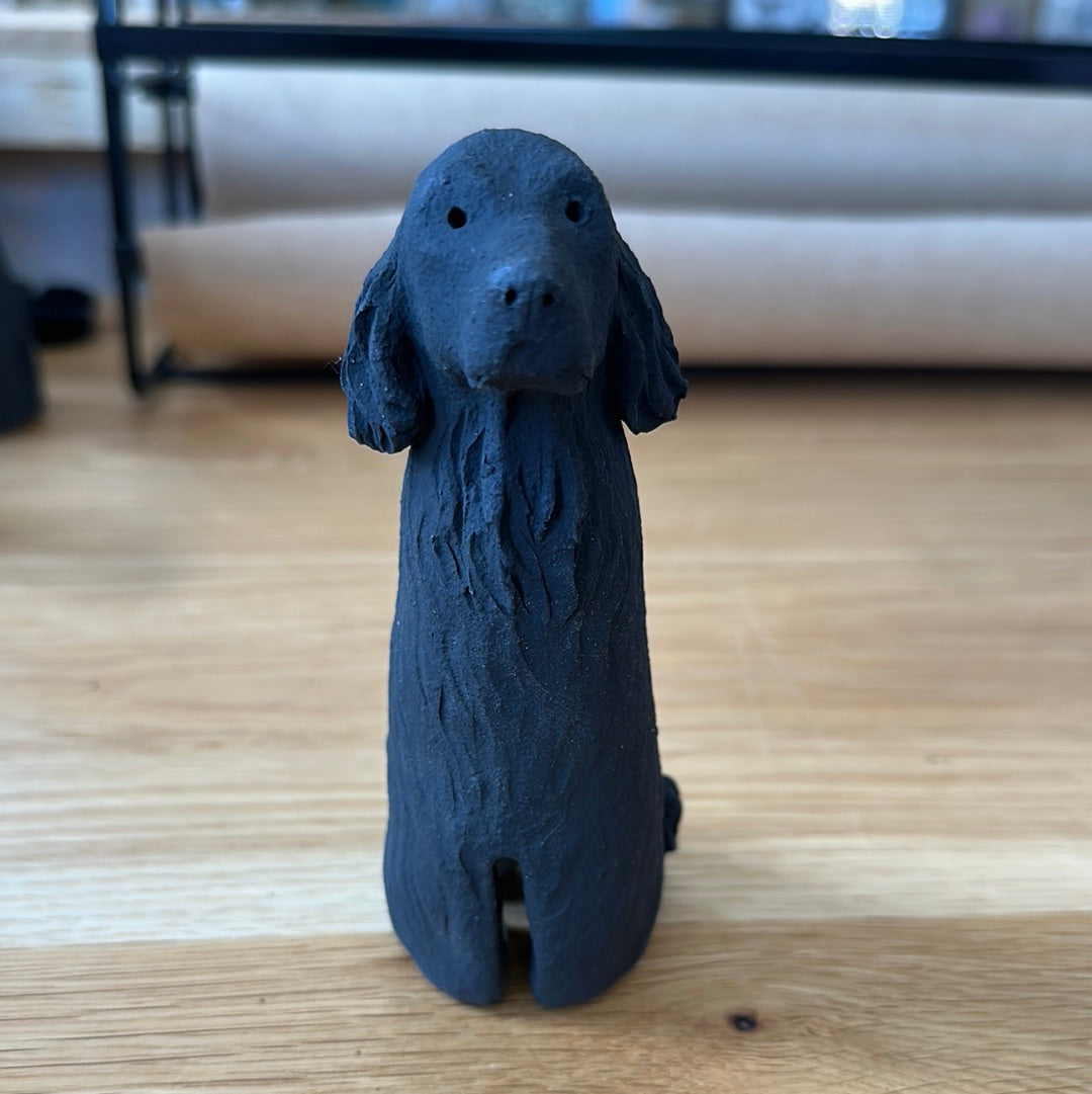 Penny Ruthberg - Black Spaniel in jumper