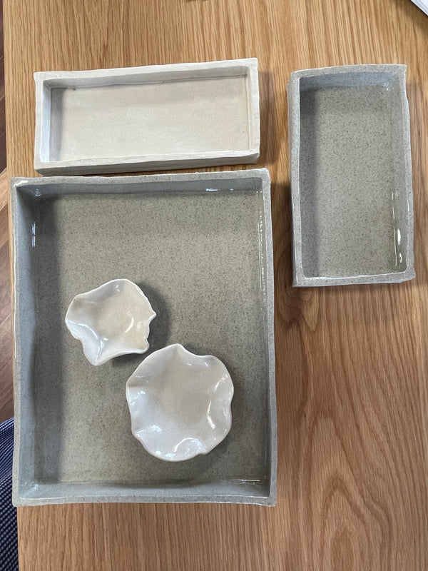 Cas Thompson from Paxxy & Flora -  Small Vanity Tray | Cream