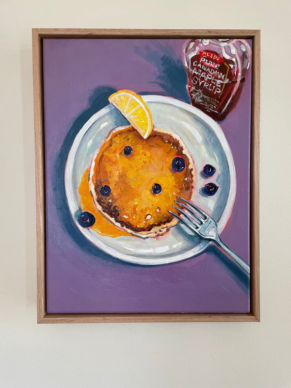 Kim Bizo - Pancake with blueberries