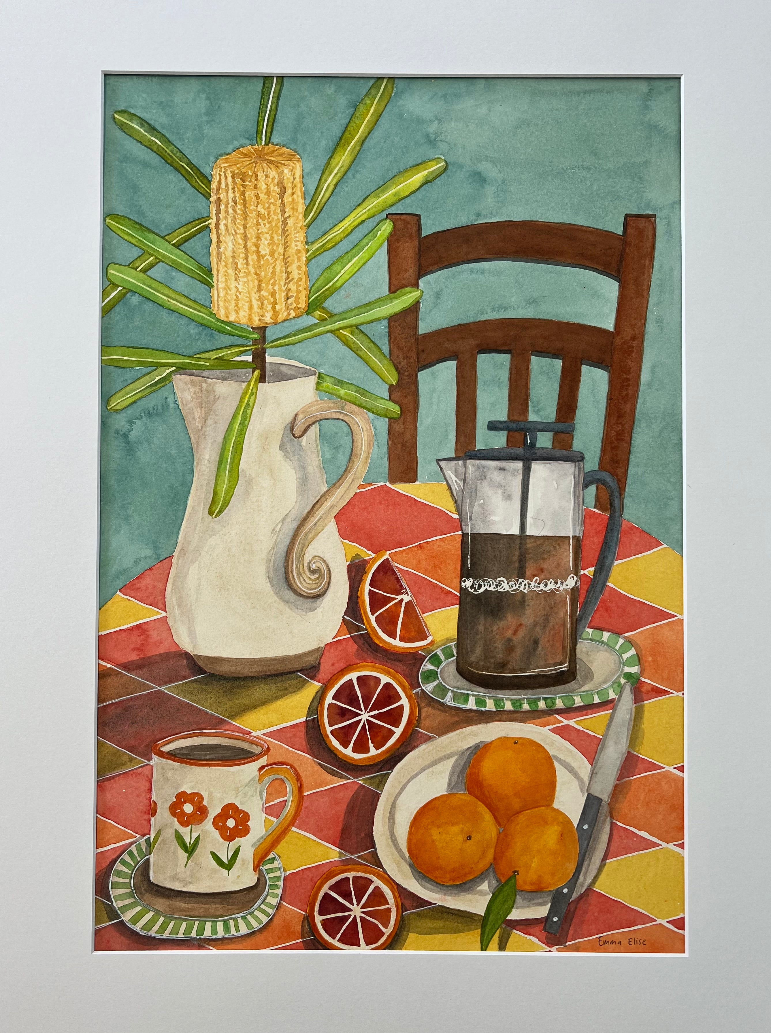 Emma Petterson - Blood orange and coffee Banksia