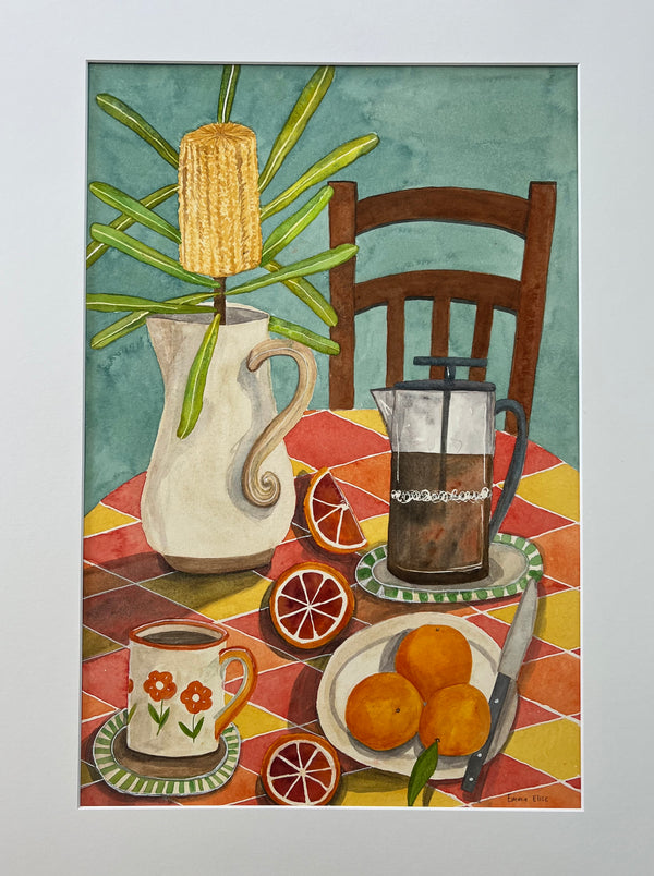 Emma Petterson - Blood orange and coffee Banksia