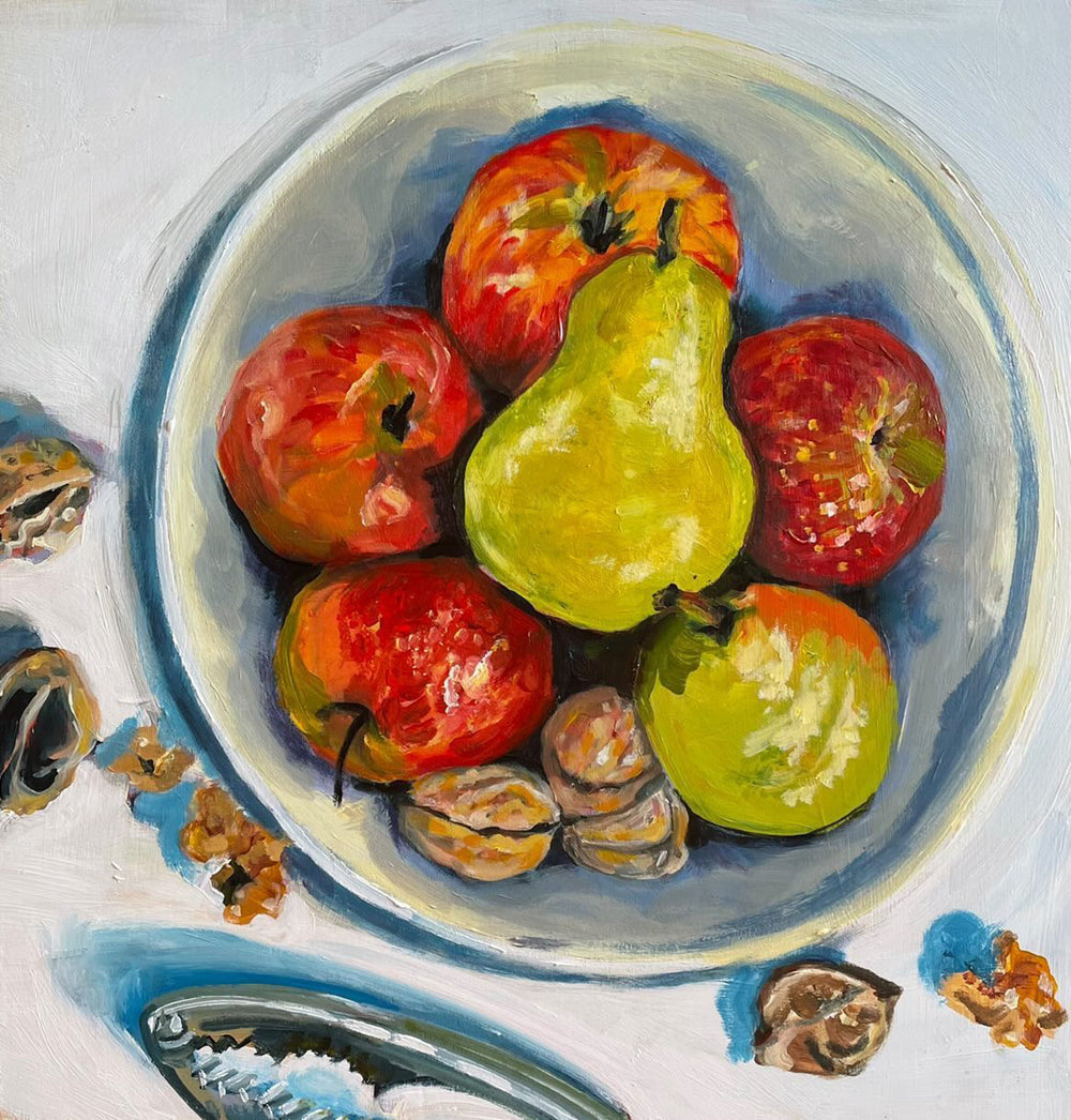 Kim Bizo - walnut, pear and apples