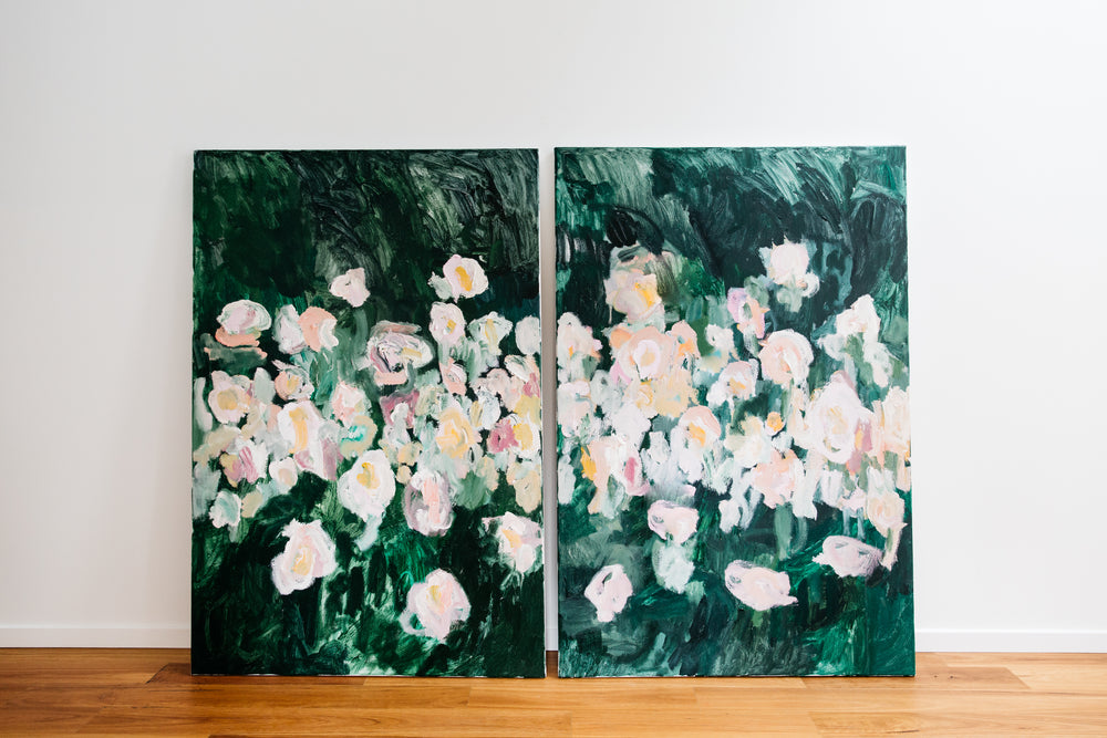 Adele Bevacqua - A little floral diptych I