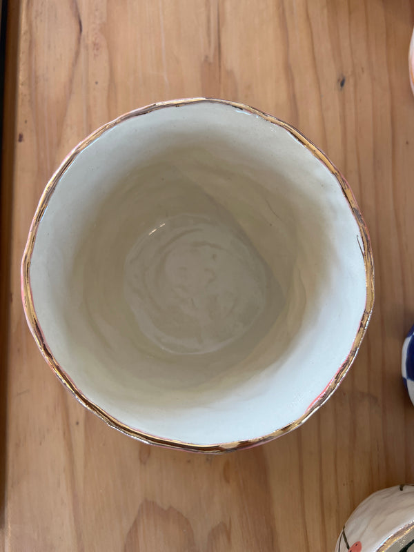 Alessia Emanuele - Pink Gingham Large Bowl