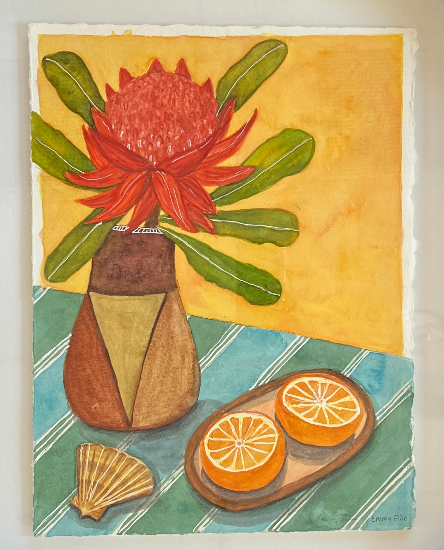 Emma Petterson - Waratah and Oranges