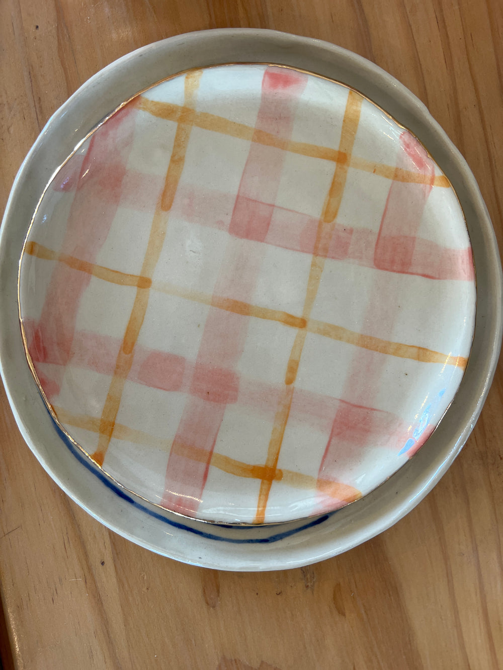 Alessia Emanuele - Gingham Plate