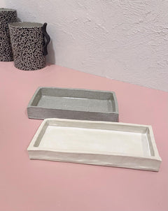 Cas Thompson from Paxxy & Flora -  Small Vanity Tray | Grey