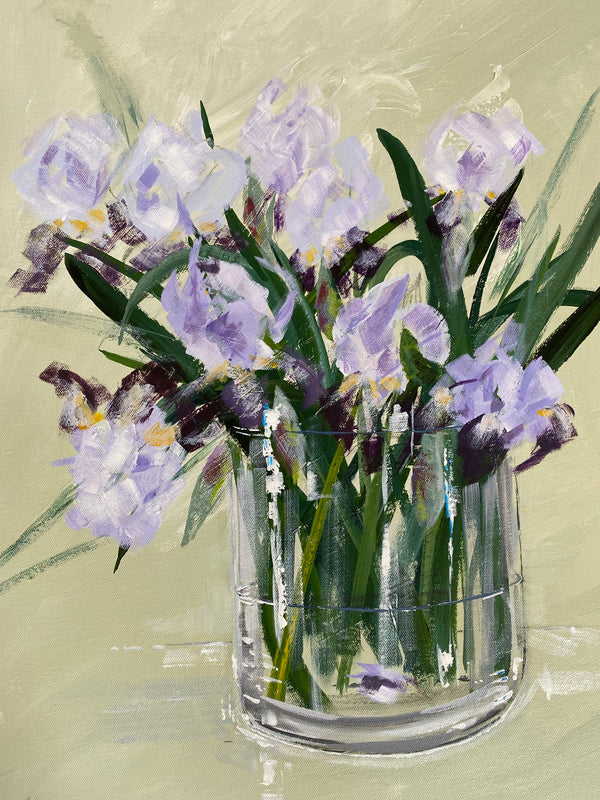 Roslyn Mary - Forever Irises. Value $1045