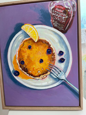 Kim Bizo - Pancake with blueberries