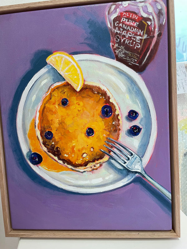 Kim Bizo - Pancake with blueberries