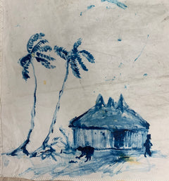 Ingrid Haughton - Hut and Two Palms