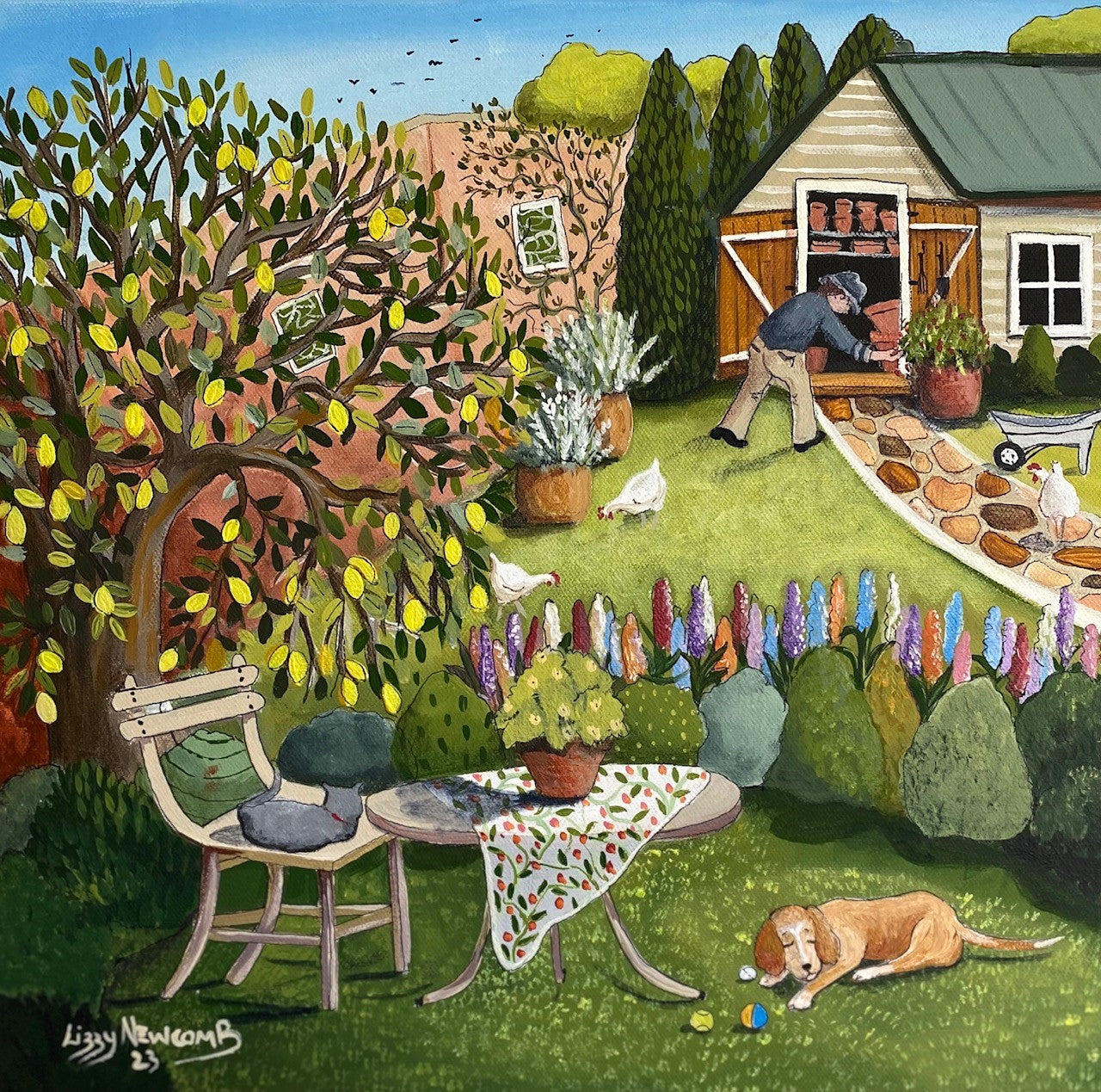 Lizzy Newcomb - The clever gardener