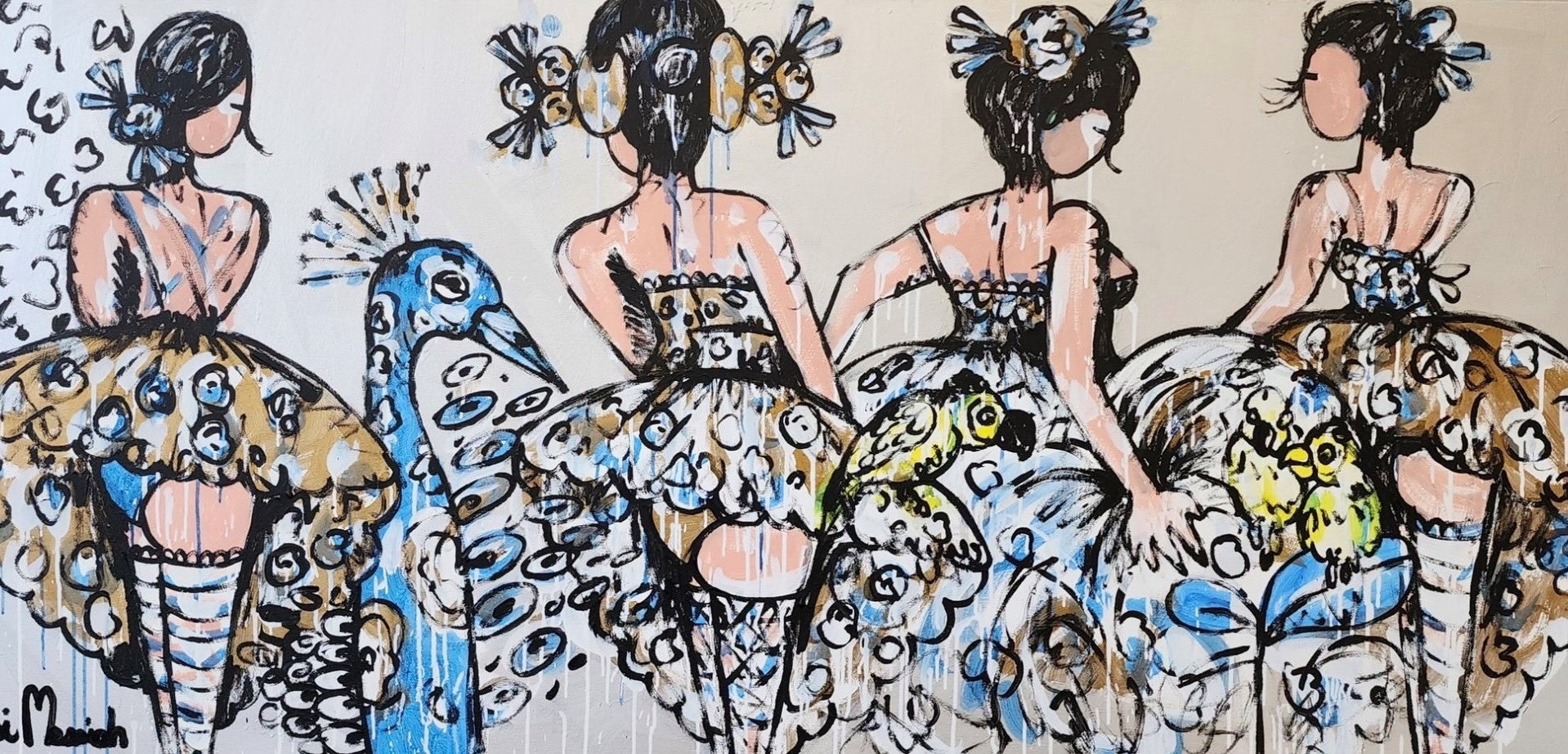 Yosi Messiah - Blue Peacock